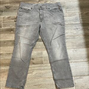 Goodfellow & Co Gray Slim Jeans with Distressed Look